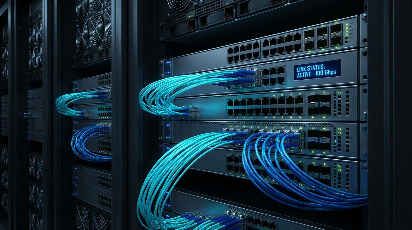 Netzwerk-Infrastruktur im Rechenzentrum