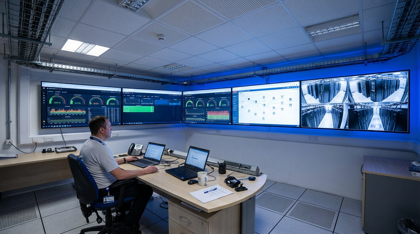 ENTRONYX Enterprise Network Operations Center — 24/7 Überwachung aller Standorte