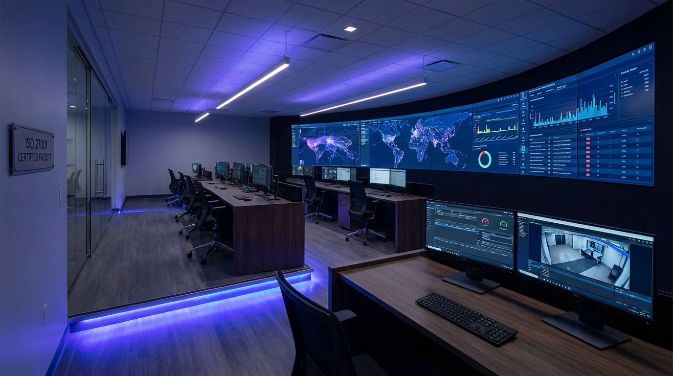 Network Operations Center - 24/7 Überwachung
