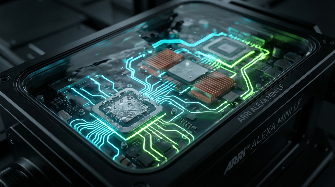 Flüssigkühlung Makroaufnahme