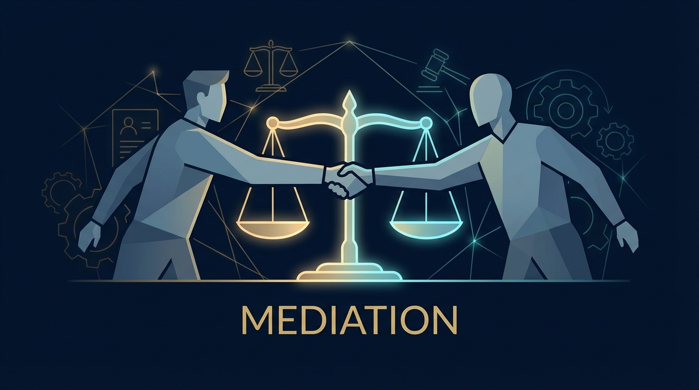 Symbolbild f\u00fcr faire Streitbeilegung und Mediation